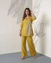 K 1236 By Naisha Mul Chanderi Hand Embroidery Co Ord Set